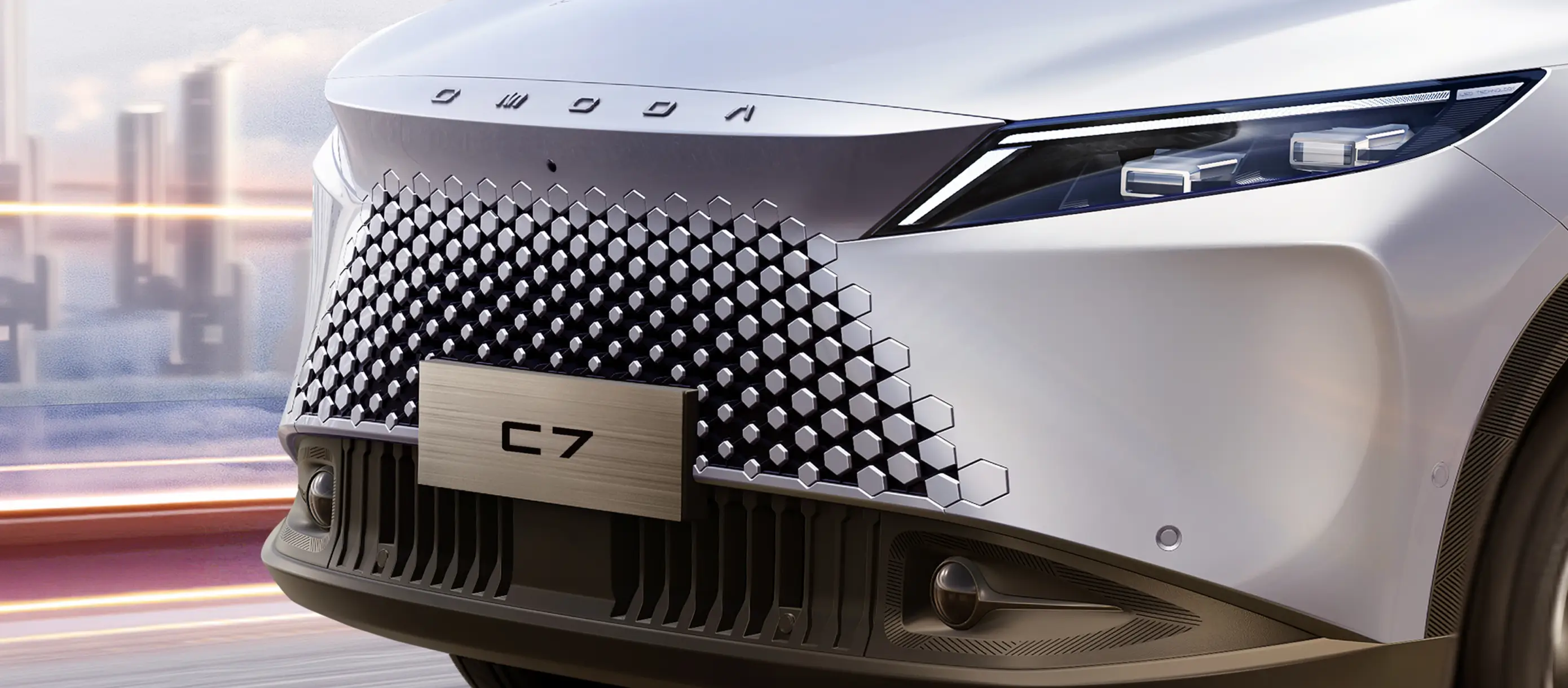 OMODA C7 Integrated LED Headlights