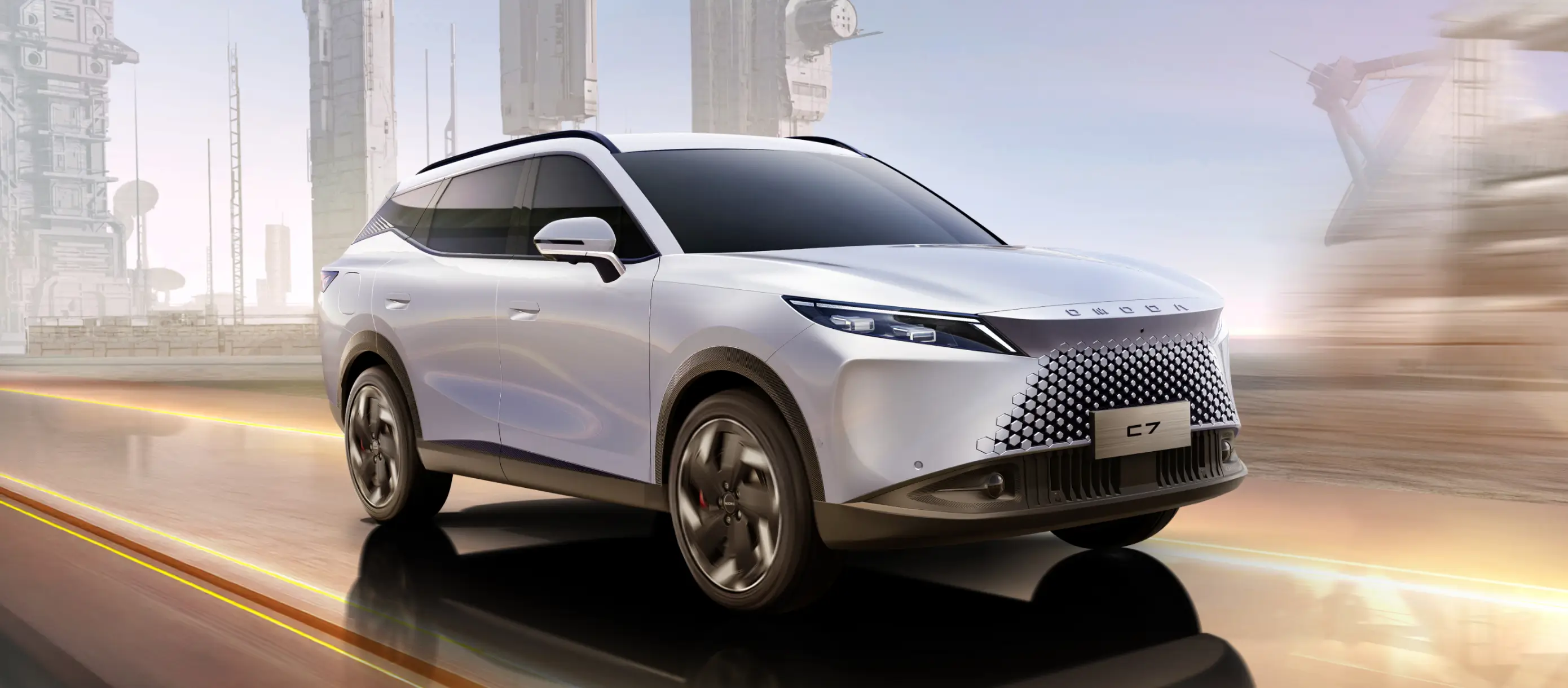 OMODA C7 Dynamic, Streamlined Silhouette